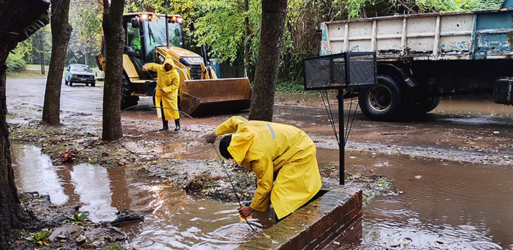El municipio de Escobar desplegó un operativo por la&nbsp;tormenta